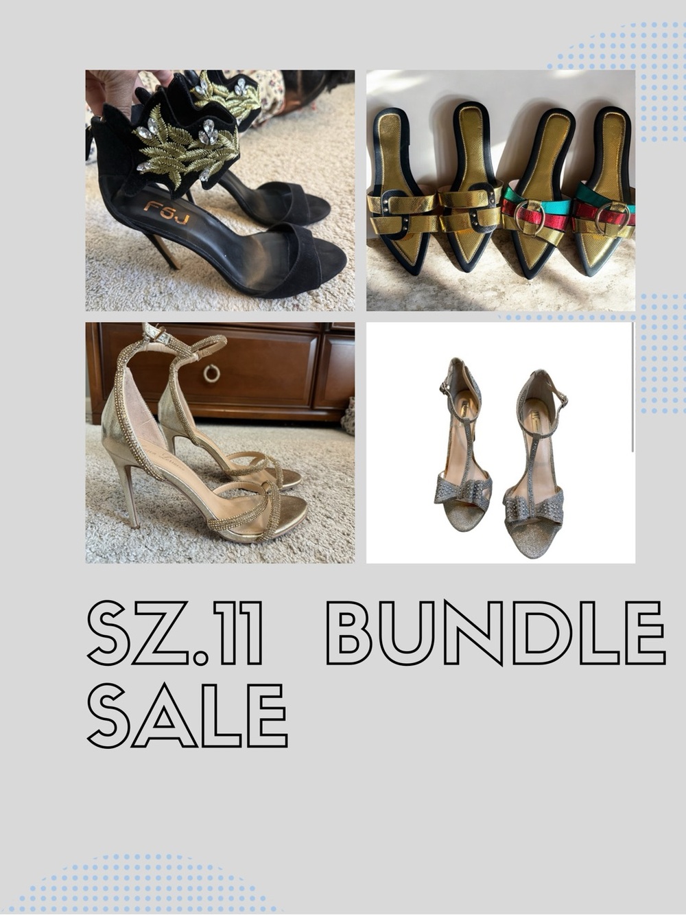 Sexy Sz. 11 Shoe Bundle
